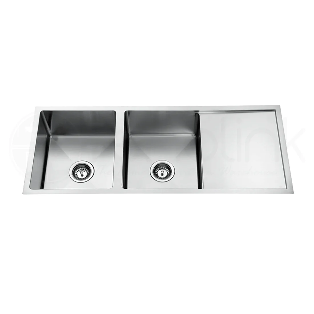 1110X440 Handmade Laundry Kitchen Sink Top/Under Mount Stainless Steel - Image 3