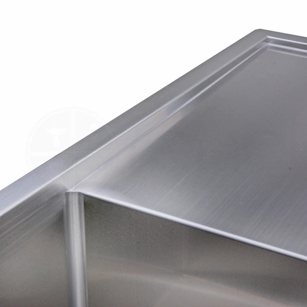 1110X440 Handmade Laundry Kitchen Sink Top/Under Mount Stainless Steel - Image 6