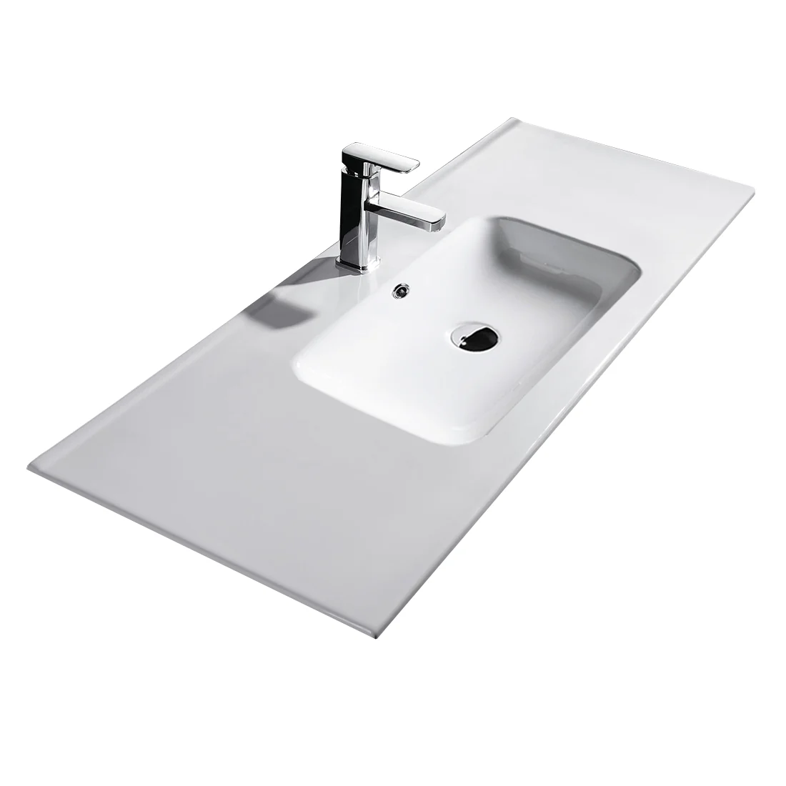 1210X465X170mm Bathroom Vanity Cabinet Ceramic Wash Basin Sink Top White 120Q - Image 3