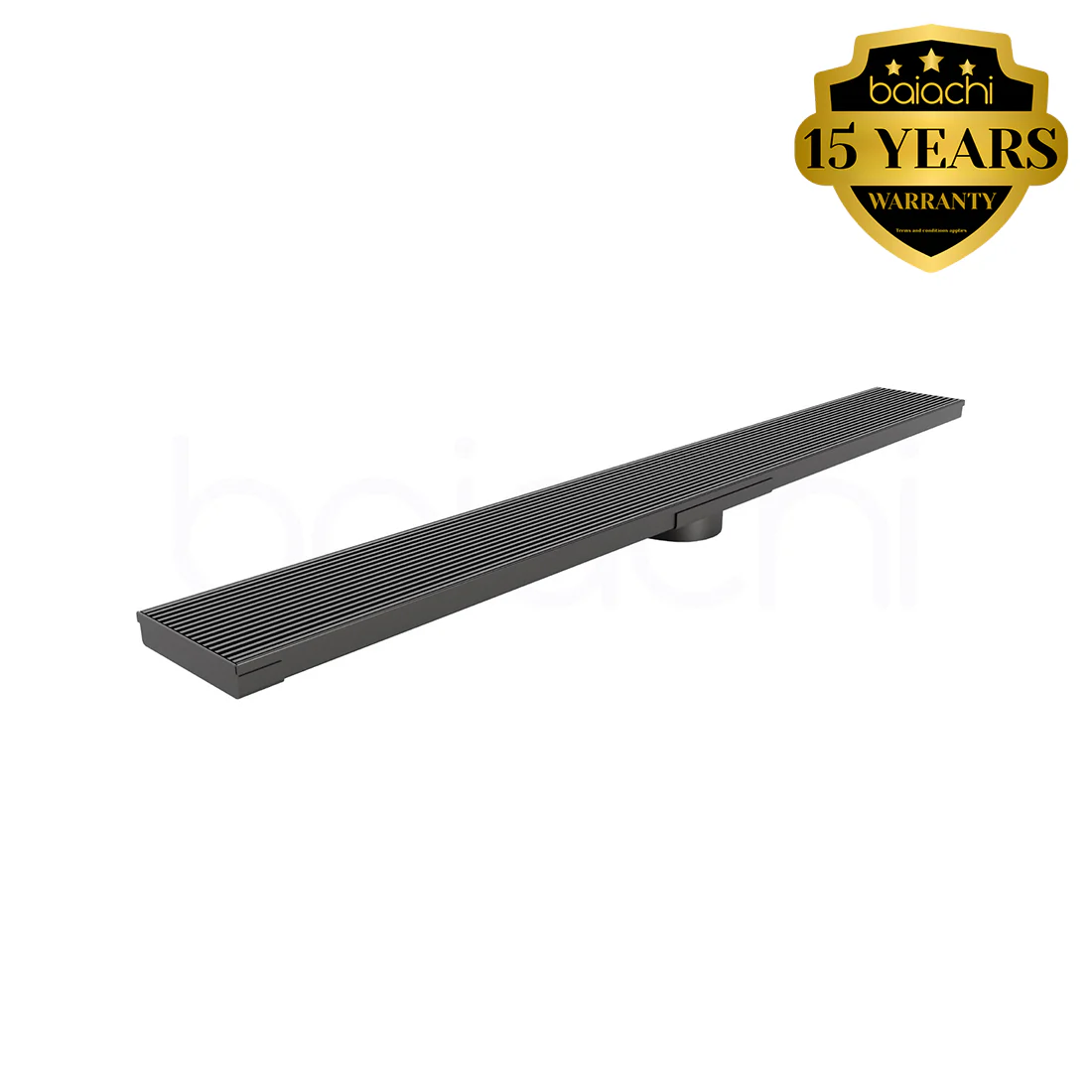 150-600mm Linear Heelguard Adjustable Floor Waste Gun Metal