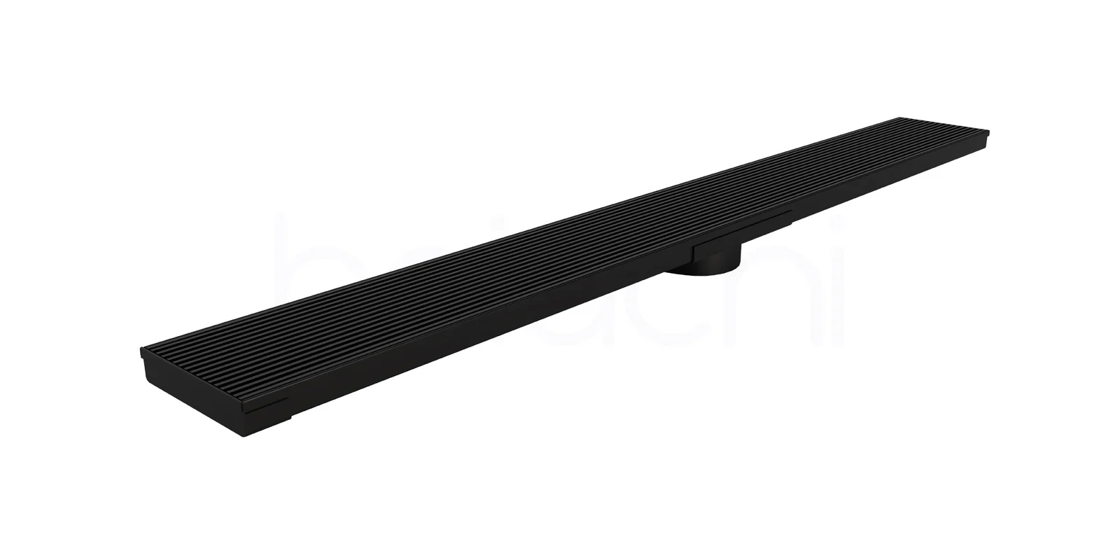 150-600mm Linear Heelguard Adjustable Floor Waste Matte Black - Image 5