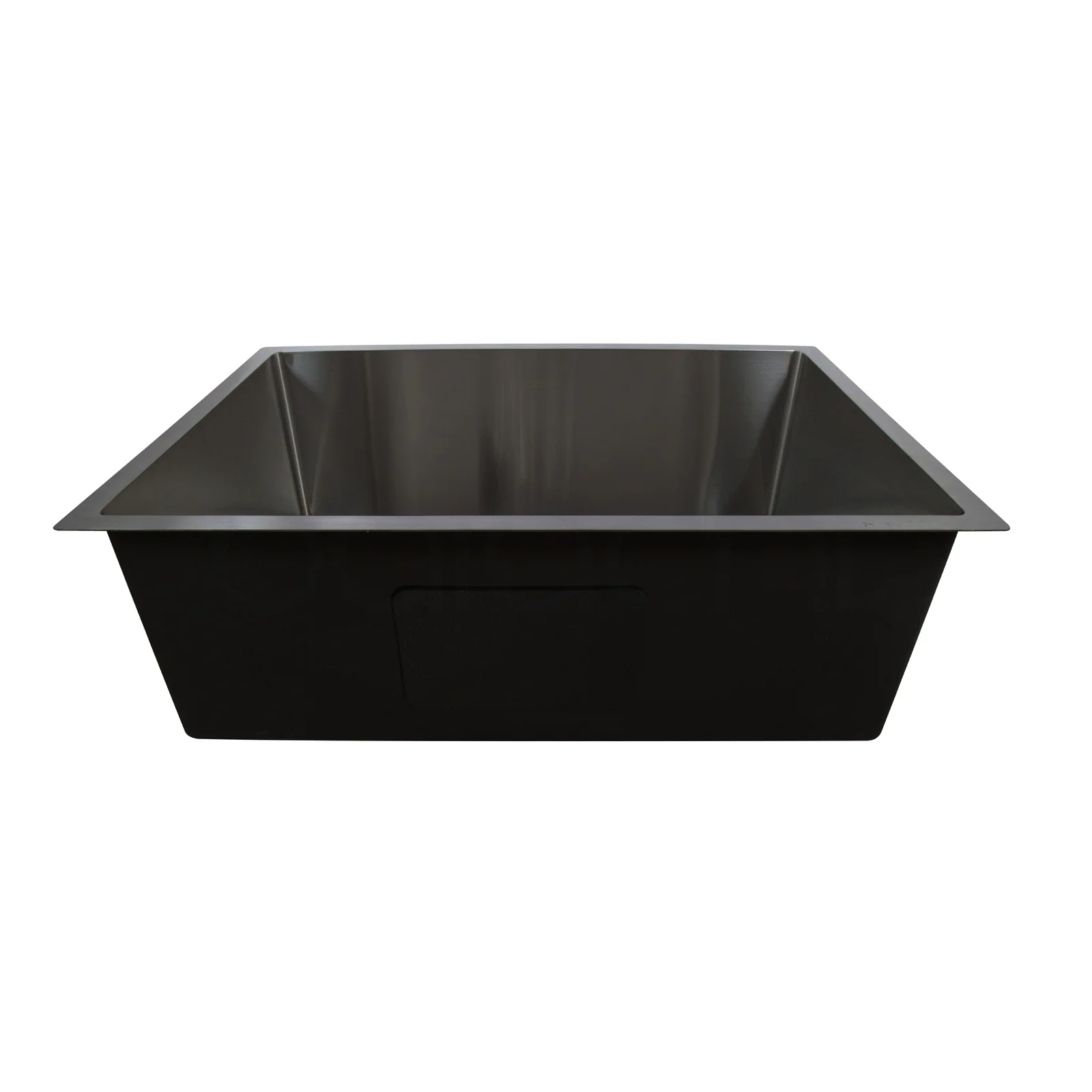 640X440mm Handmade Laundry Kitchen Sink Top/Under Mount Gun Metal - Image 3