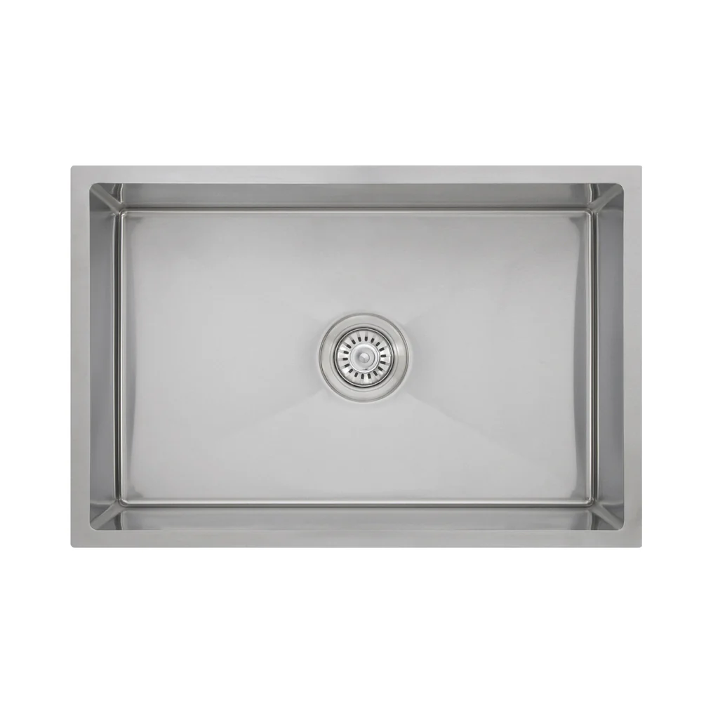 640X440mm Handmade Laundry Kitchen Sink Top/Under Mount Stainless Steel - Image 10