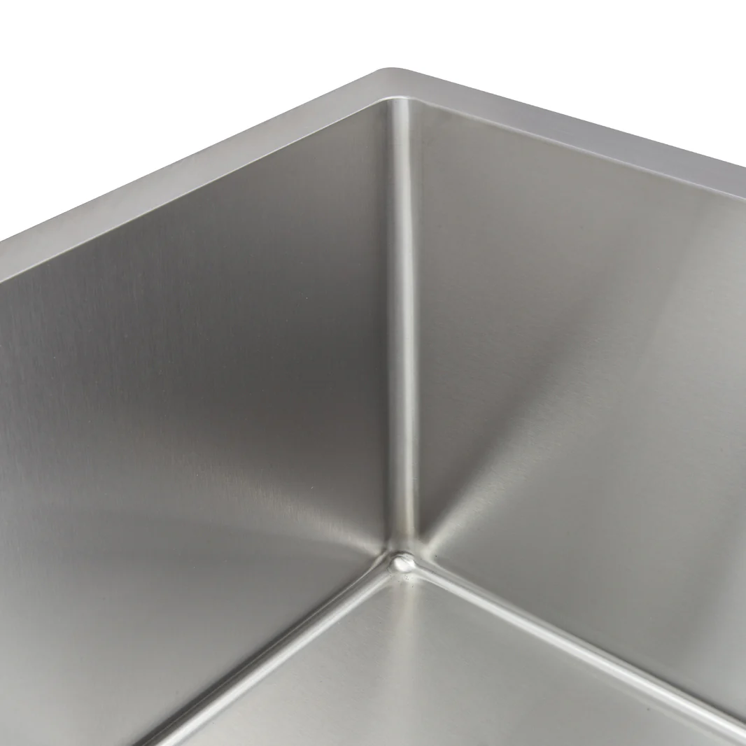 640X440mm Handmade Laundry Kitchen Sink Top/Under Mount Stainless Steel - Image 4