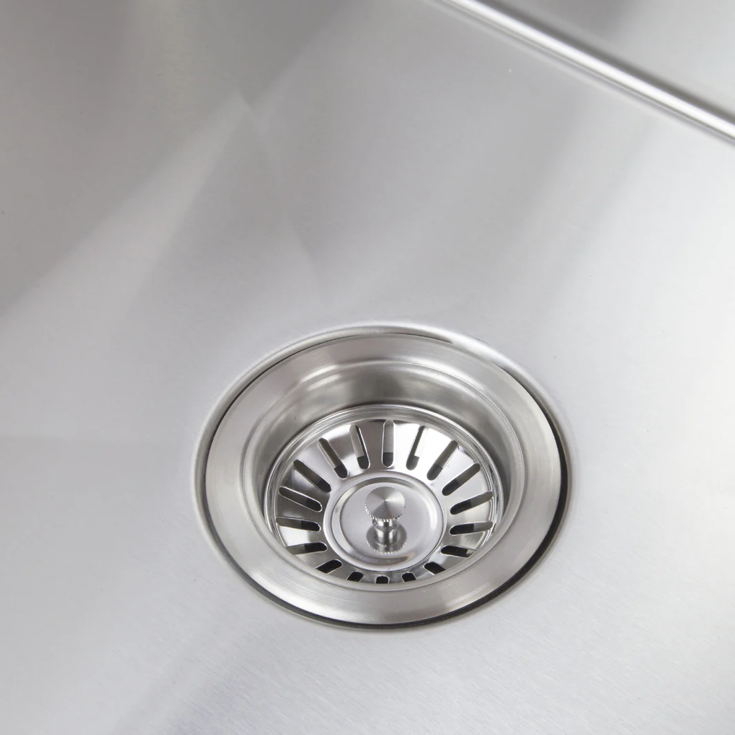 640X440mm Handmade Laundry Kitchen Sink Top/Under Mount Stainless Steel - Image 5