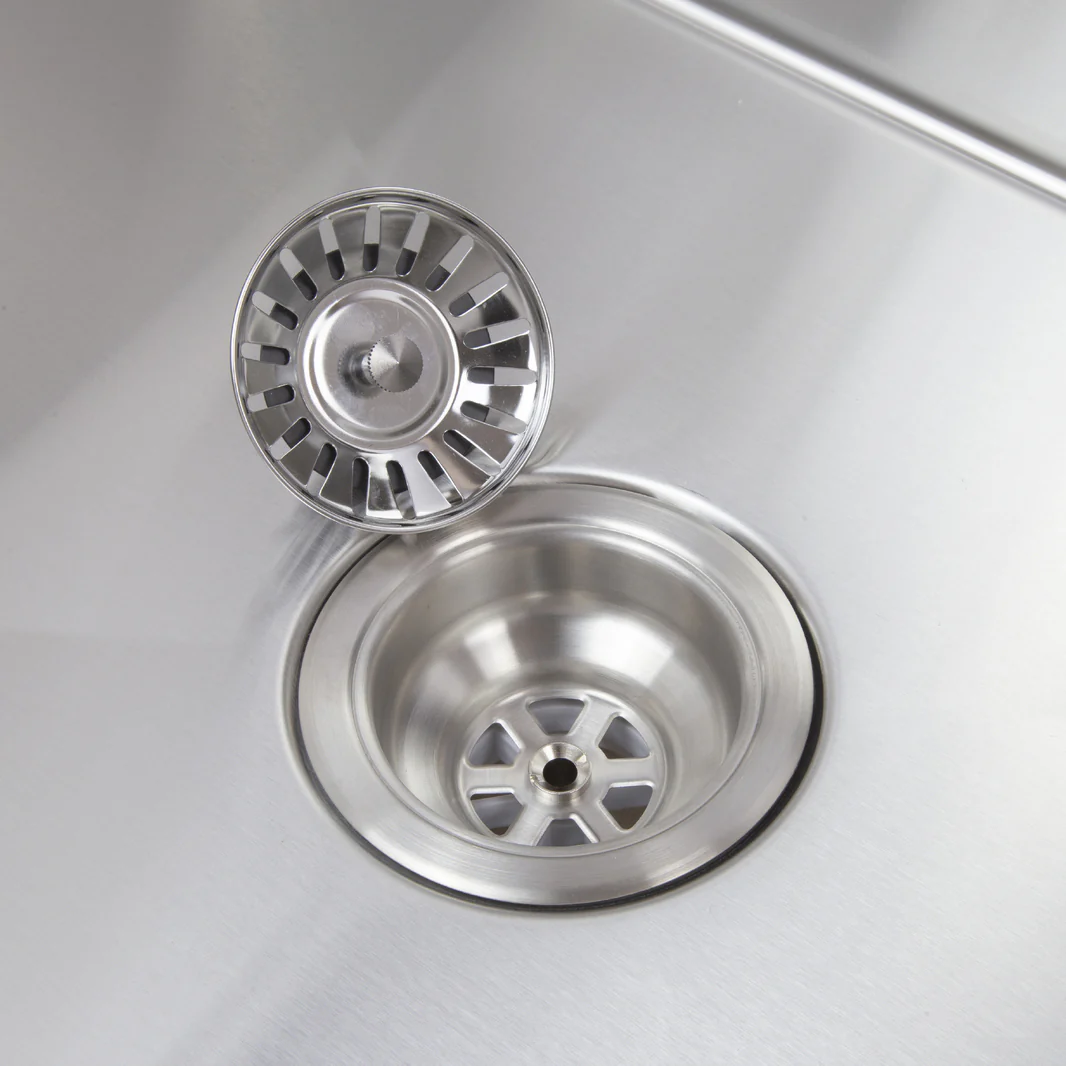 640X440mm Handmade Laundry Kitchen Sink Top/Under Mount Stainless Steel - Image 6