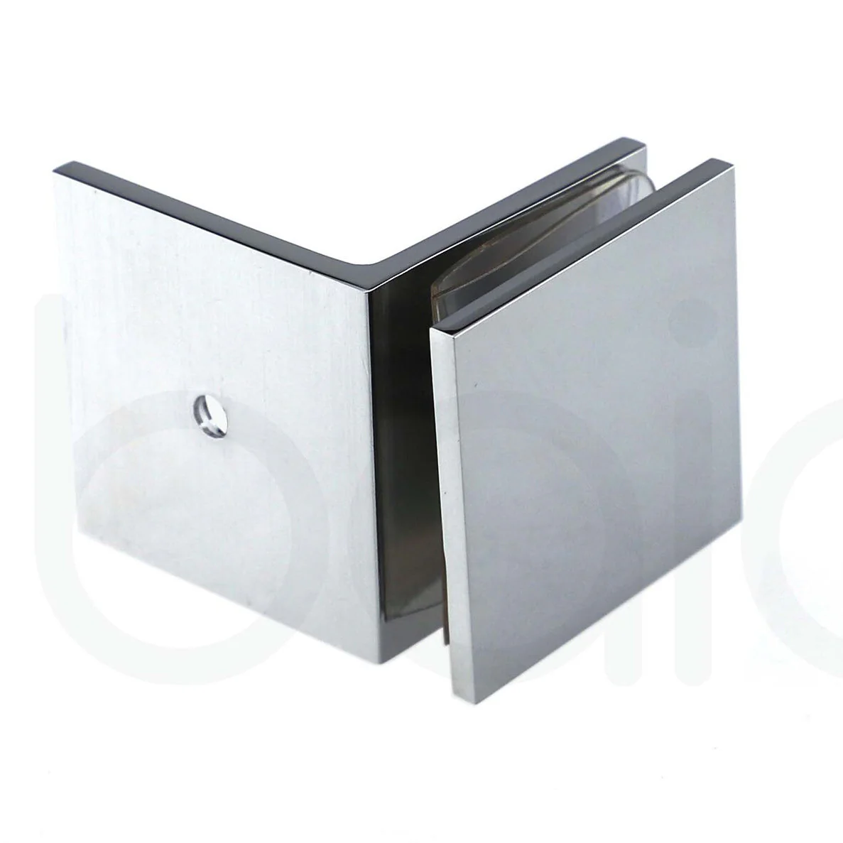 800mm Fixed Panel Shower Screen Chrome - Image 6