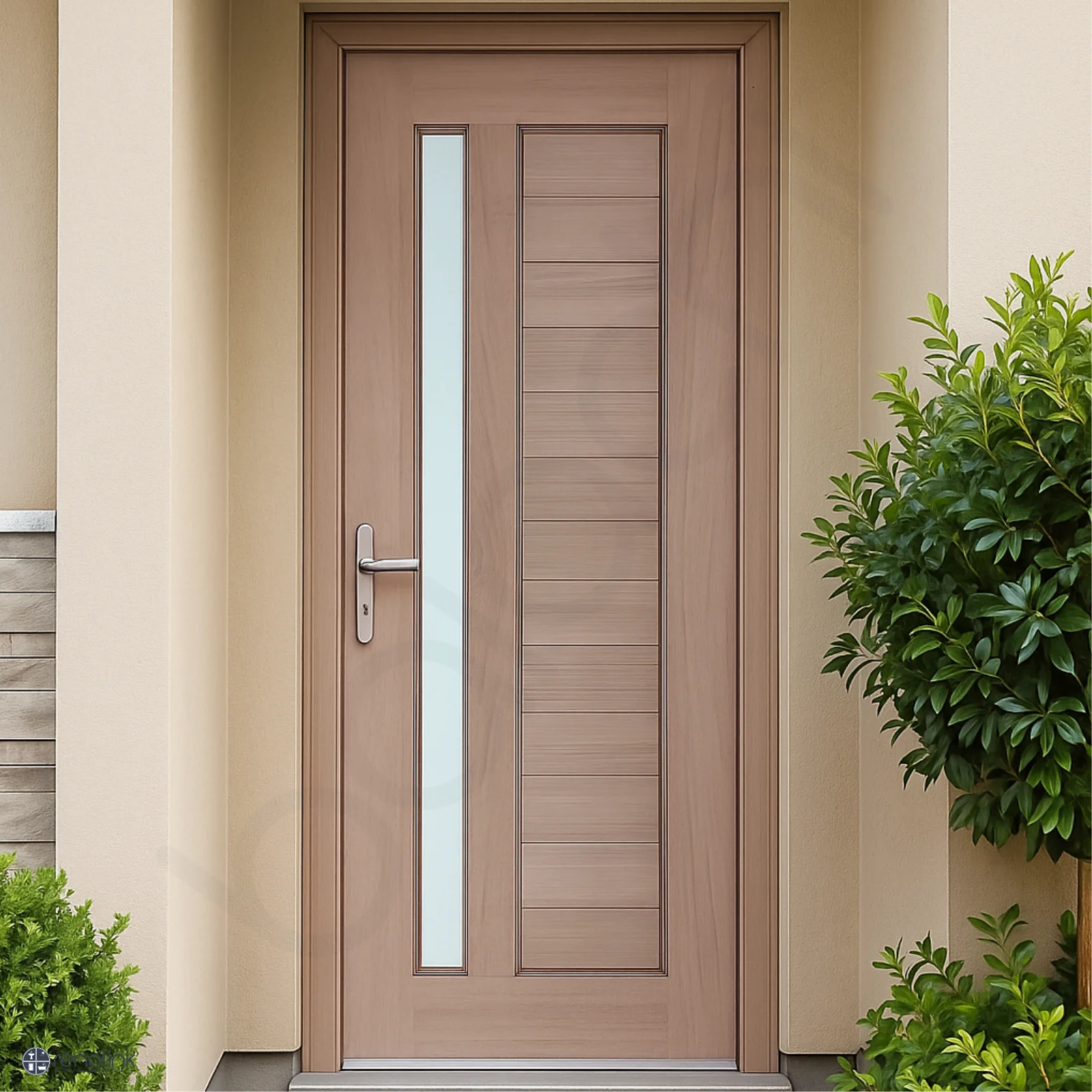 1 Lite Vertical Hampton External Door - Image 3