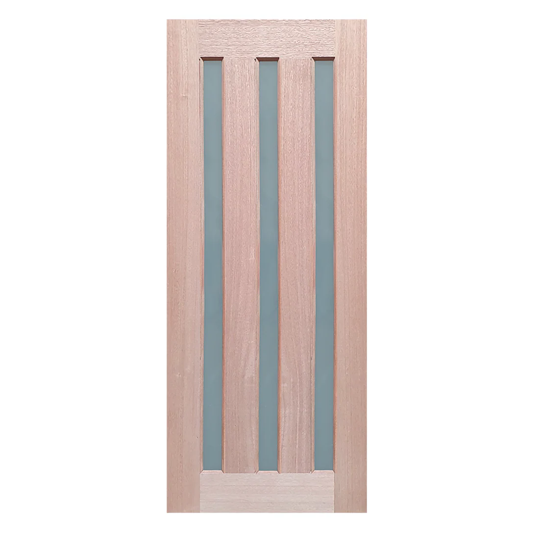 820X2040X40mm Entrance Solid Timber Veneer External Front Entry Door Glass 033 - Image 6