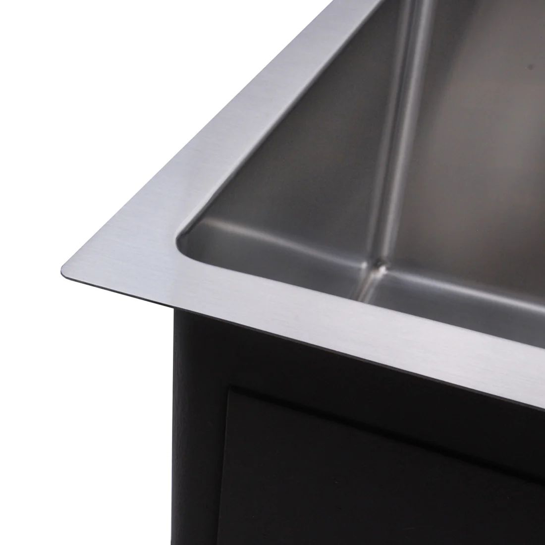 860X440mm Handmade Laundry Kitchen Sink Top/Under Mount Stainless Steel - Image 5