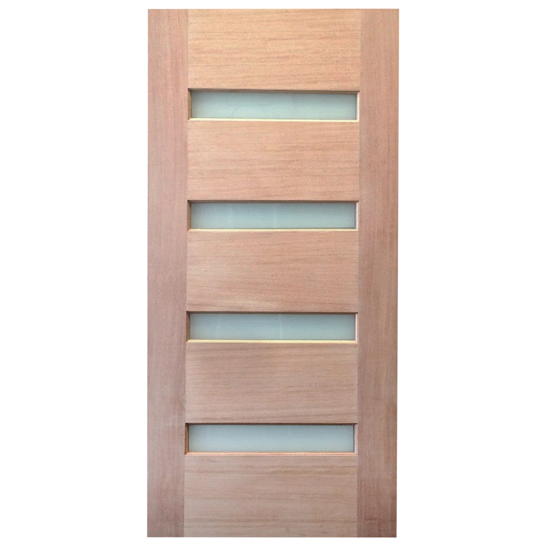 920X2040X40mm Entrance Solid Timber Veneer External Front Entry Door Glass 030 - Image 6