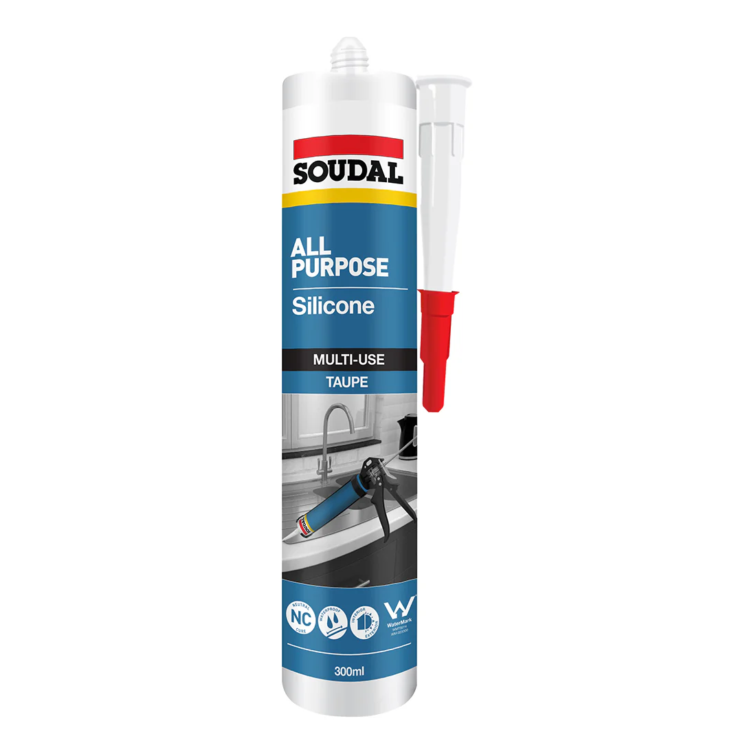 All Purpose Silicone Taupe 300ml