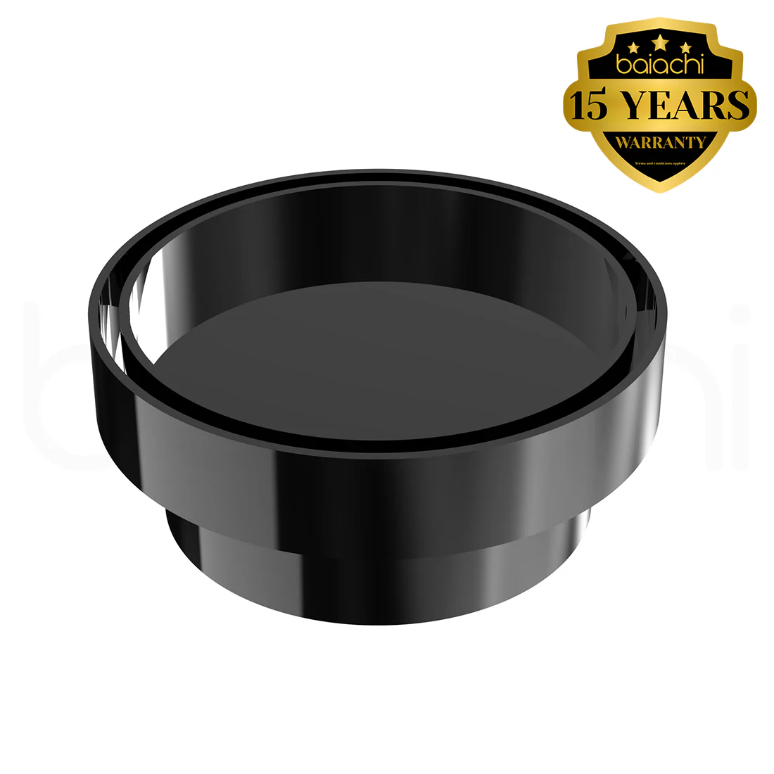 Baiachi 115mm Round Tile Insert Floor Waste Gun Metal