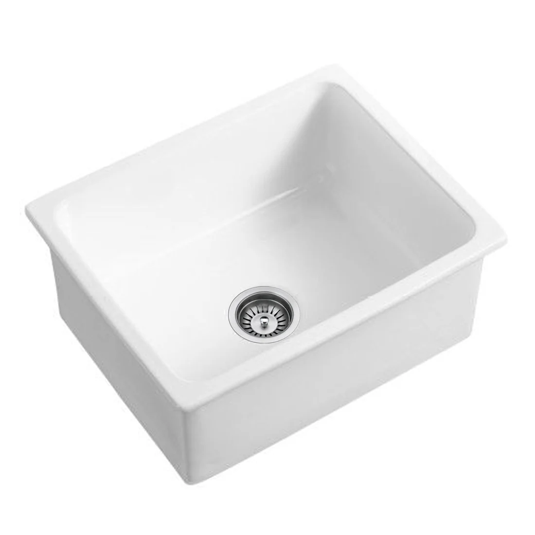 Baiachi 600X470X254mm Butler Farmhouse Kitchen Laundry Ceramic Sink - Image 6