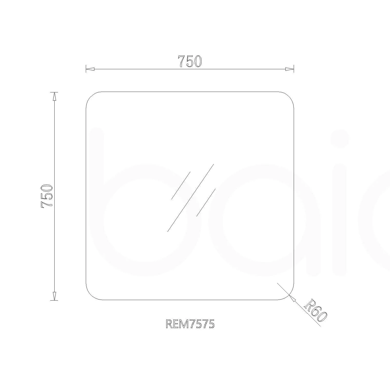 POLISH RADIUS EDGE MIRROR - Image 2