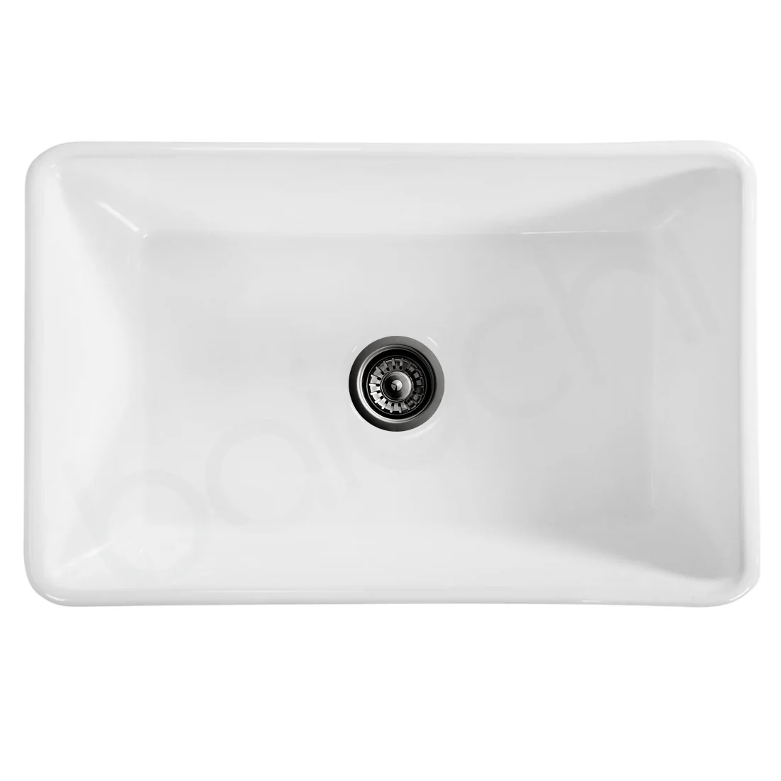 Baiachi 835X460X255mm Butler Farmhouse Fireclay Kitchen Laundry Sink Gun Metal Waste - Image 11
