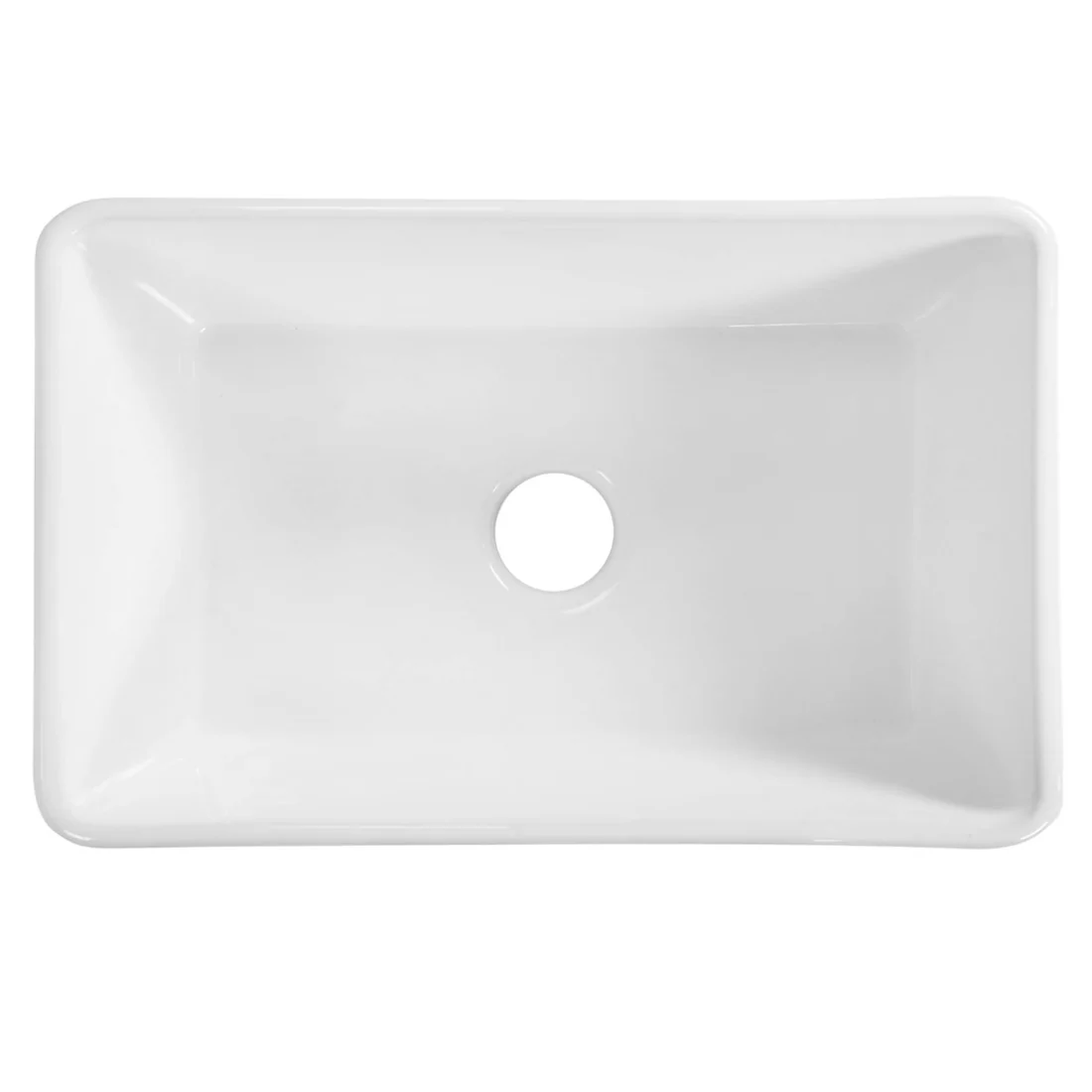 Baiachi 835X460X255mm Butler Farmhouse Fireclay Kitchen Laundry Sink Gun Metal Waste - Image 5