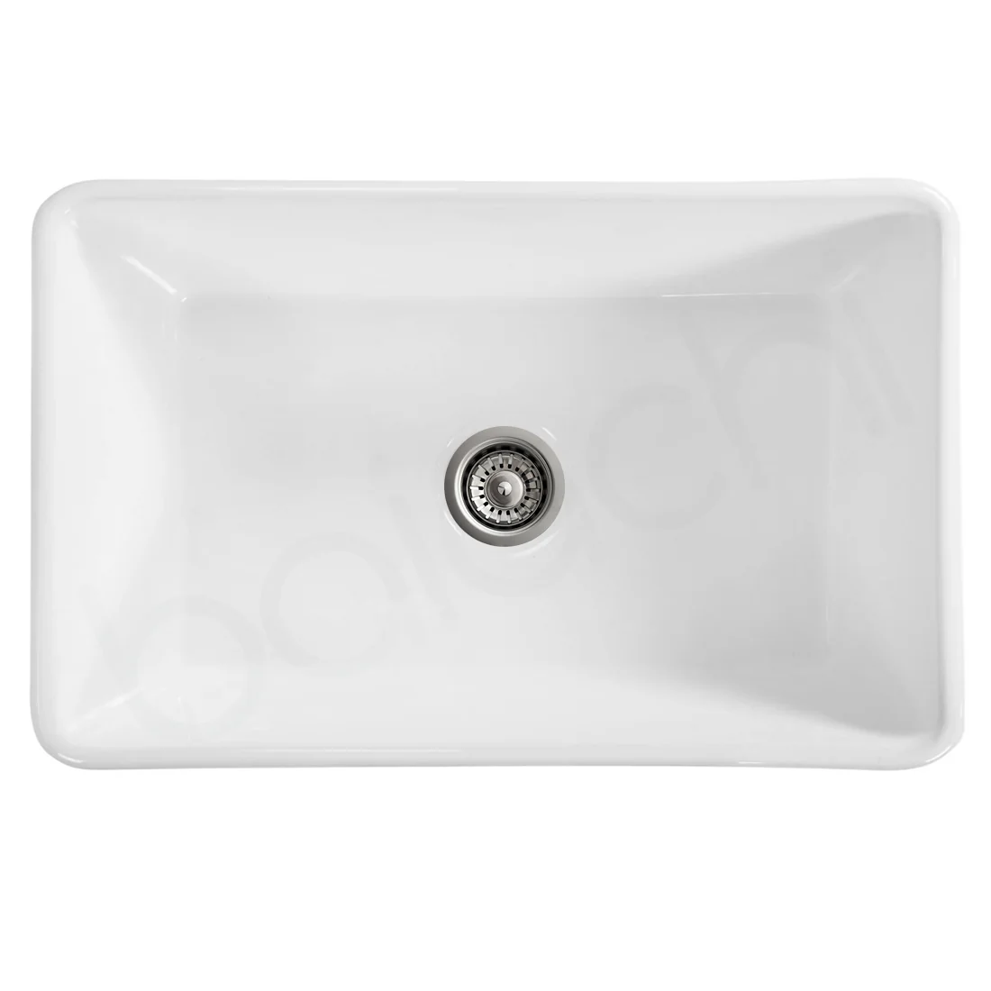 Baiachi 835X460X255mm Butler Farmhouse Fireclay Kitchen Laundry Sink Stainless Steel Waste - Image 11