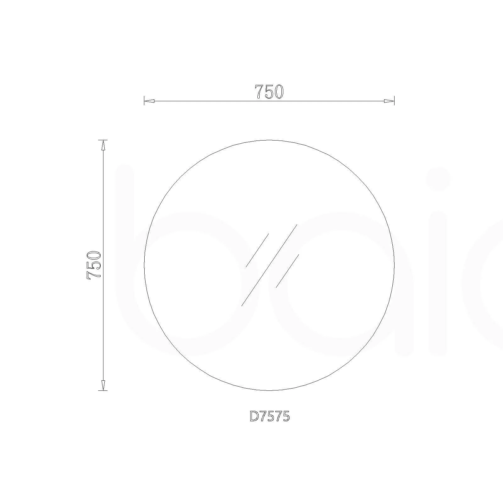 POLISH EDGE CIRCLE MIRROR - Image 2