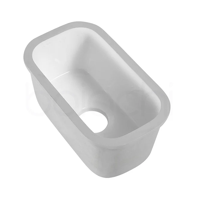 Baiachi Ceramic Kitchen and Laundry Undermount Sink Antique Bronze Waste - Image 3