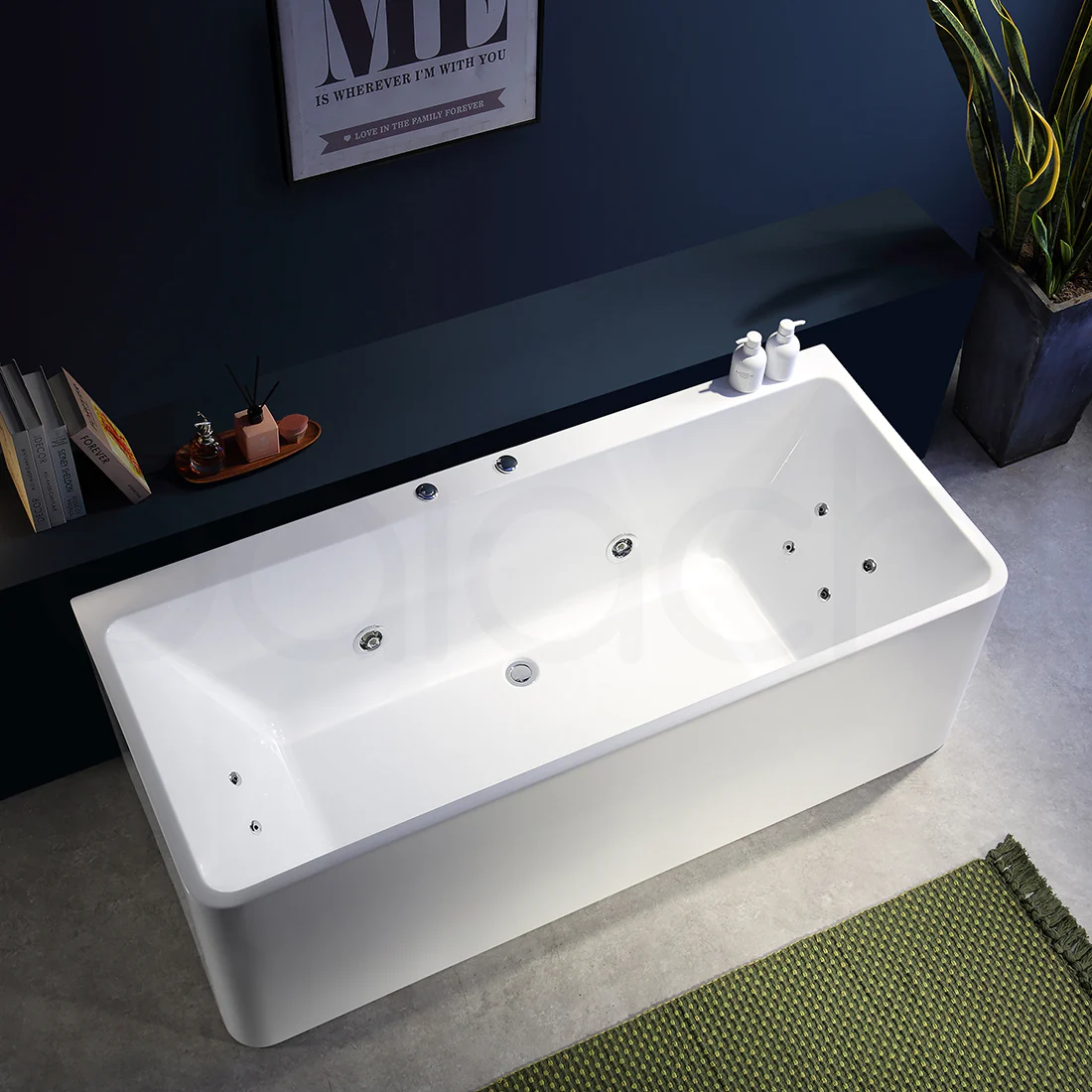 Baiachi Cubi 1700 Freestanding 10 Jet Spa Bath - Image 6