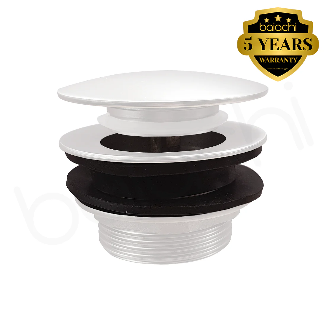 Baiachi dome Pop Up Bath Waste Matte White