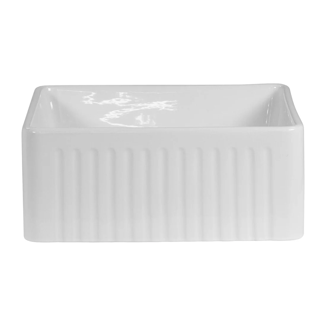 Baiachi Fireclay Farmhouse Kitchen Laundry Sink - Image 4
