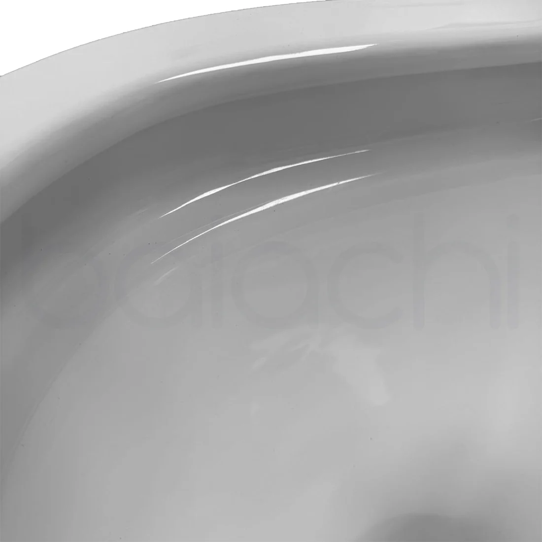 Habana Tornado Rimless Quiet Flush In Wall Toilet Suite with Round Matte Black Flushing Buttons - Image 13