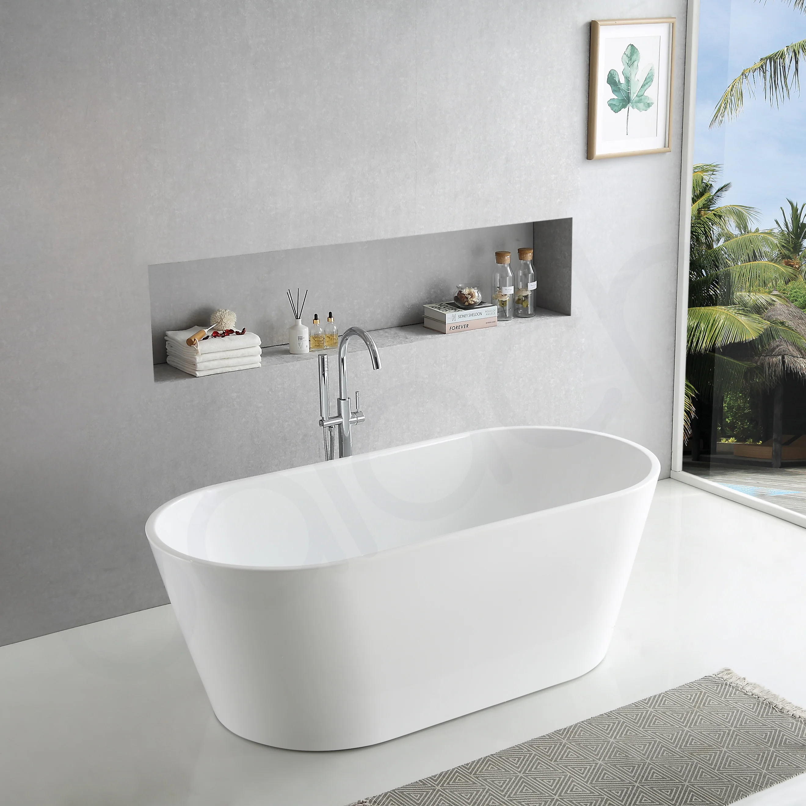 Baiachi Oval 1700 Freestanding Bath MK2 - Image 2