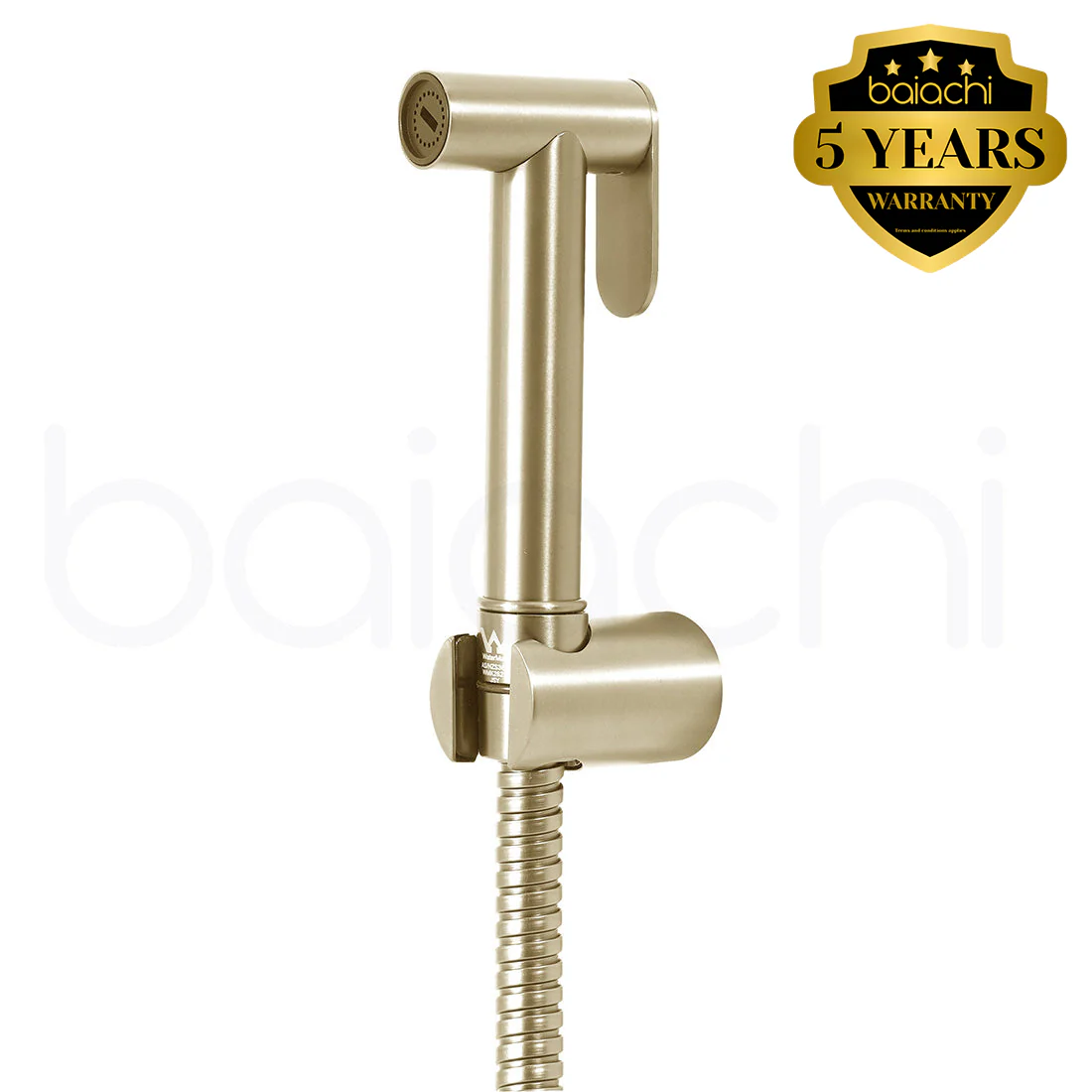 Baiachi Shattaf Toilet Shower Bidet Sprayer Stainless Steel 304 Brushed Gold