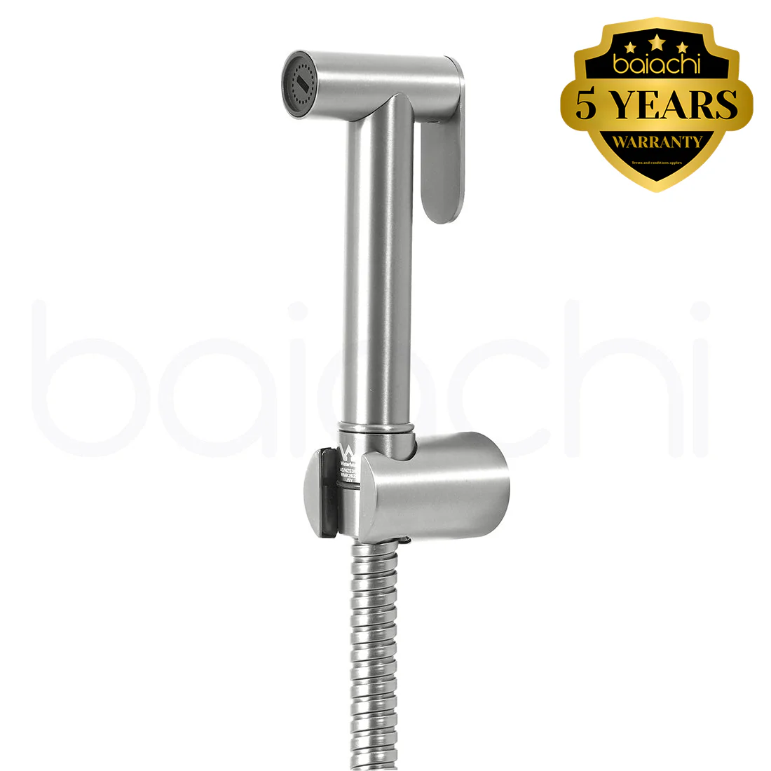 Baiachi Shattaf Toilet Shower Bidet Sprayer Stainless Steel 304 Brushed Nickel