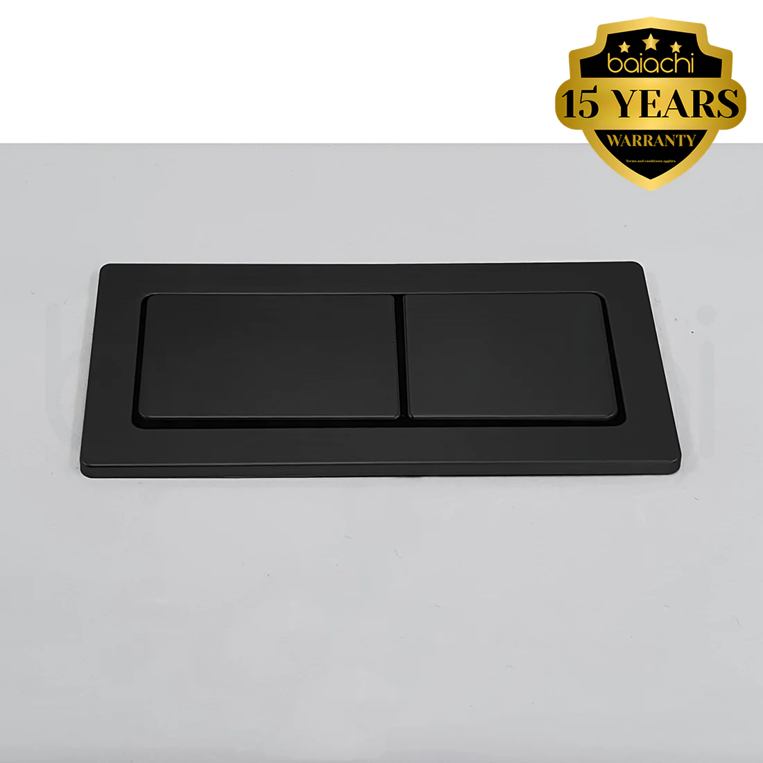 Baiachi Toilet Suite Cistern Lid Flushing Buttons Matte Black