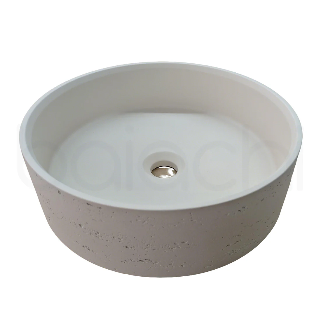 Baiachi Travertine Concrete Bathroom Counter Top Basin Tuscany Warm White - Image 5