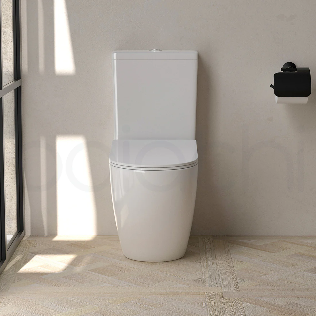 Baiachi Vortex Rimless Tornado Toilet Suite with BTW2 Pipe - Image 3