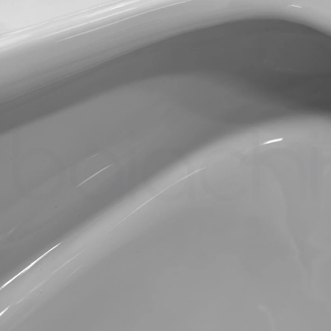 Ballina Rimless In Wall Toilet Suite with Round Brushed Nickel Flushing Buttons - Image 14
