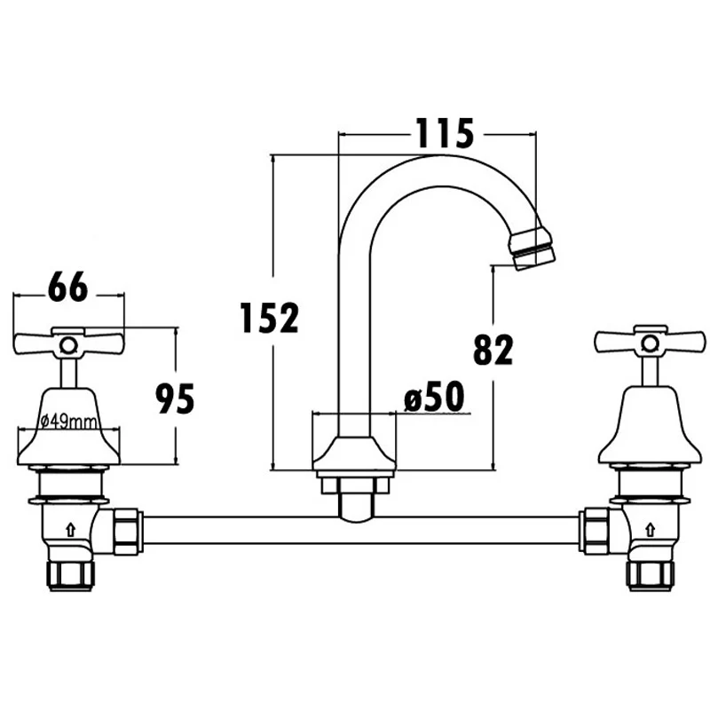 Basin Set Chrome - Image 2
