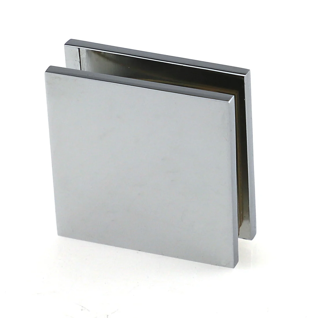 Bathroom Shower Screen Glass Wall Floor Brackets Clips Clamps Mount Brass Chrome - Image 5