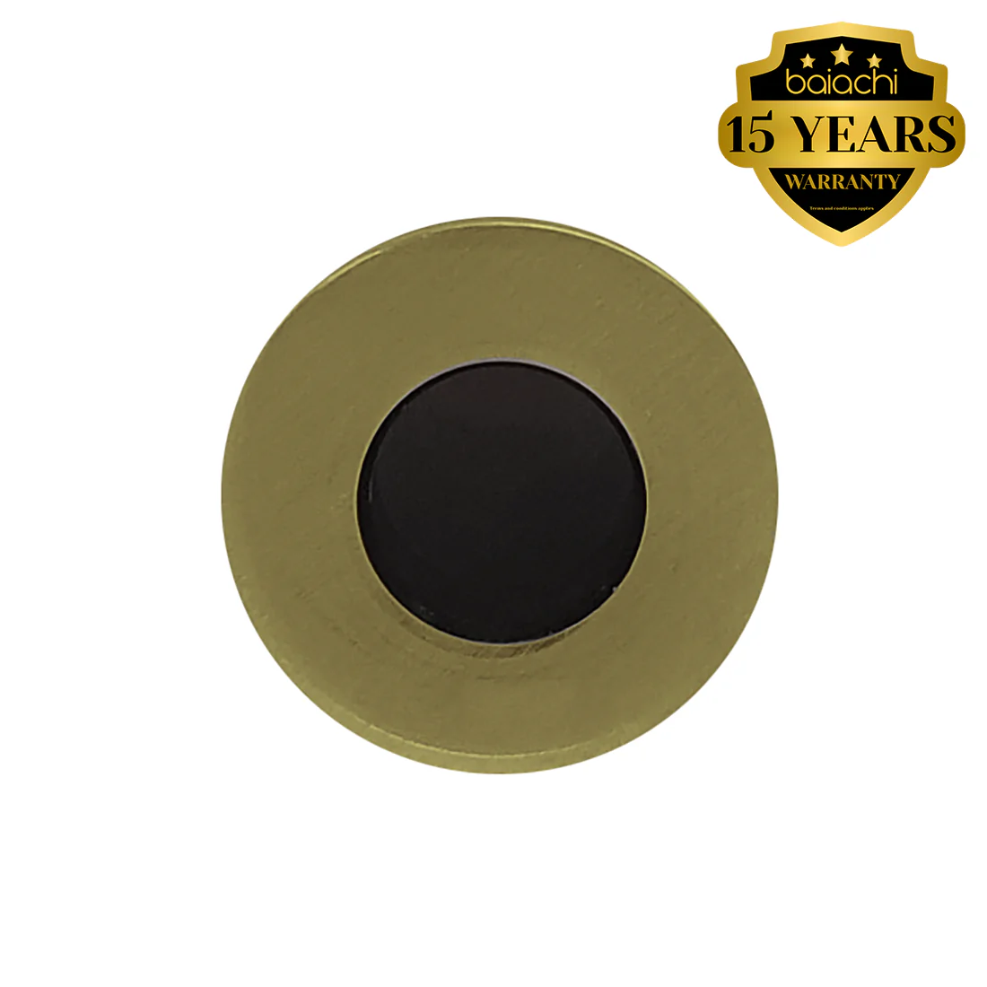 Brass Overflow Ring Brushed Gold