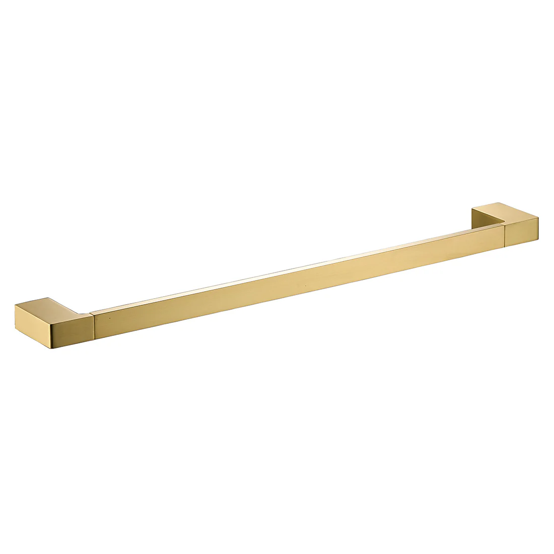 Ceram Single Towel Rail 600mm Brushed Gold - Image 3