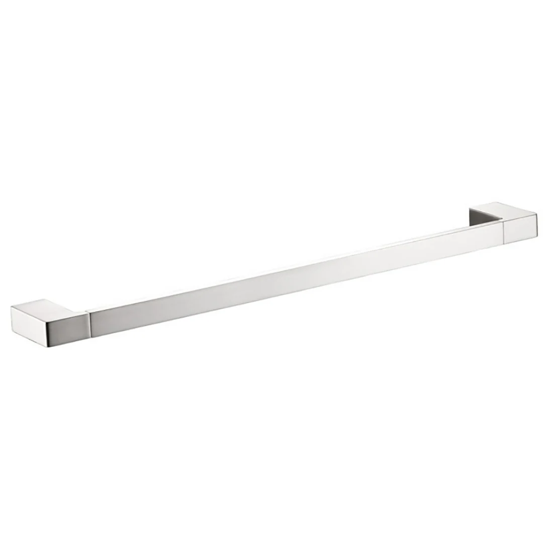 Ceram Single Towel Rail 800mm Brushed Nickel - Image 3