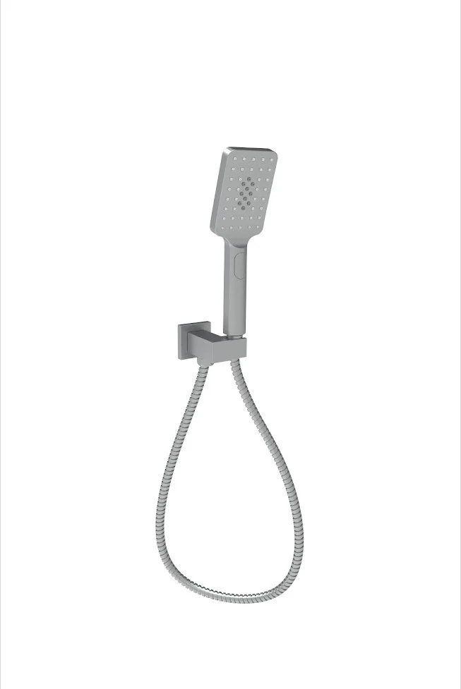 Eden Square Hand Shower On Wall Outlet Bracket Gunmetal - Image 3