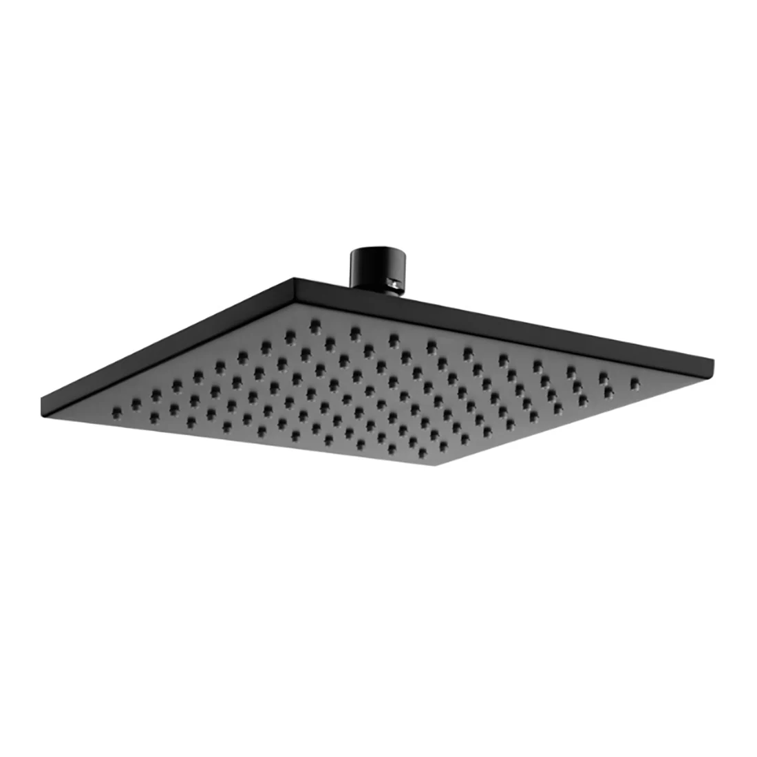 Eden Square Shower Head 200mm Matte Black - Image 3