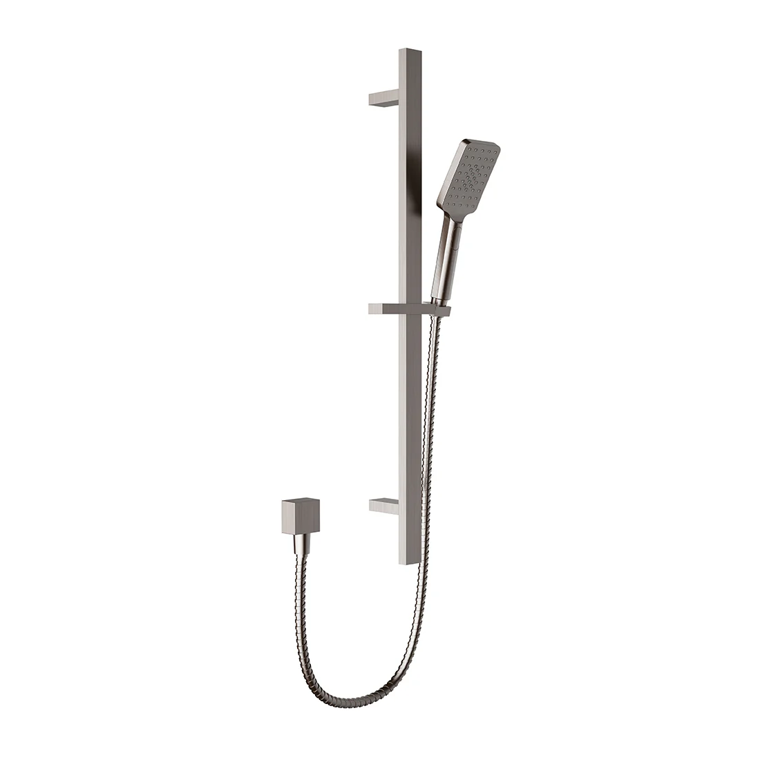 Eden Square Sliding Shower Set Brushed Nickel - Image 3
