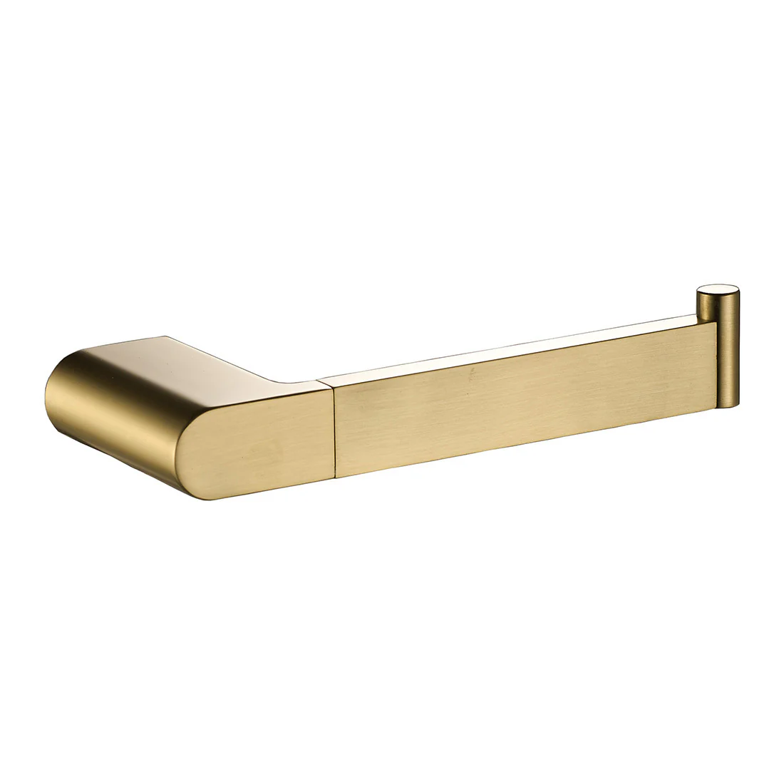 Flores Toilet Roll Holder Brushed Gold - Image 3