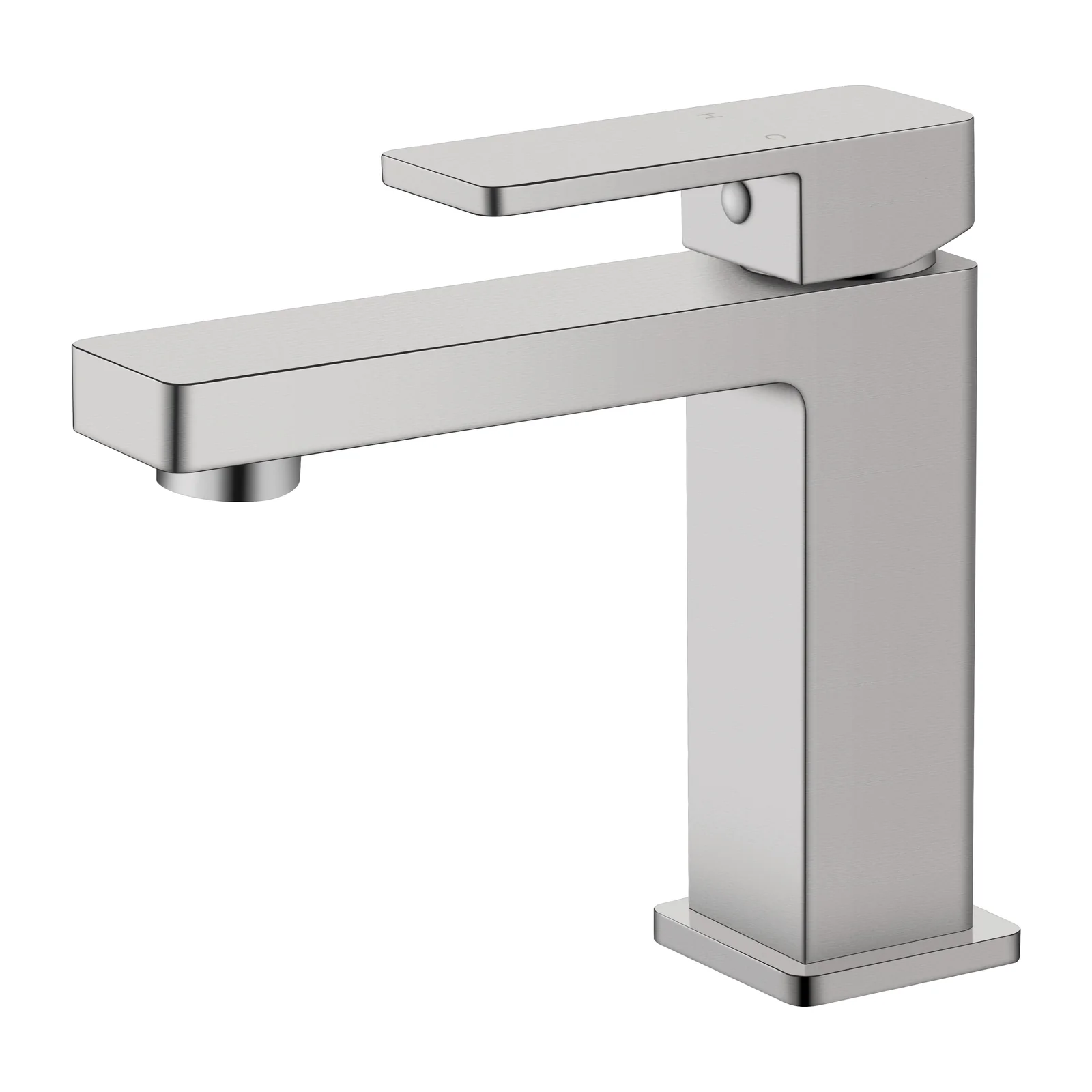 Ikon Ceram Basin Mixer Brushed Nickel - Image 4