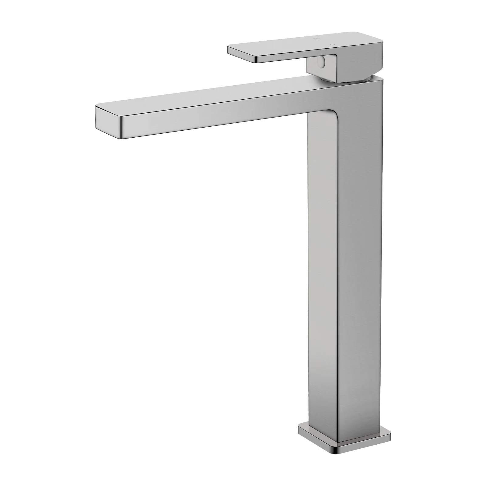 Ikon Ceram High Rise Basin Mixer Brushed Nickel - Image 4