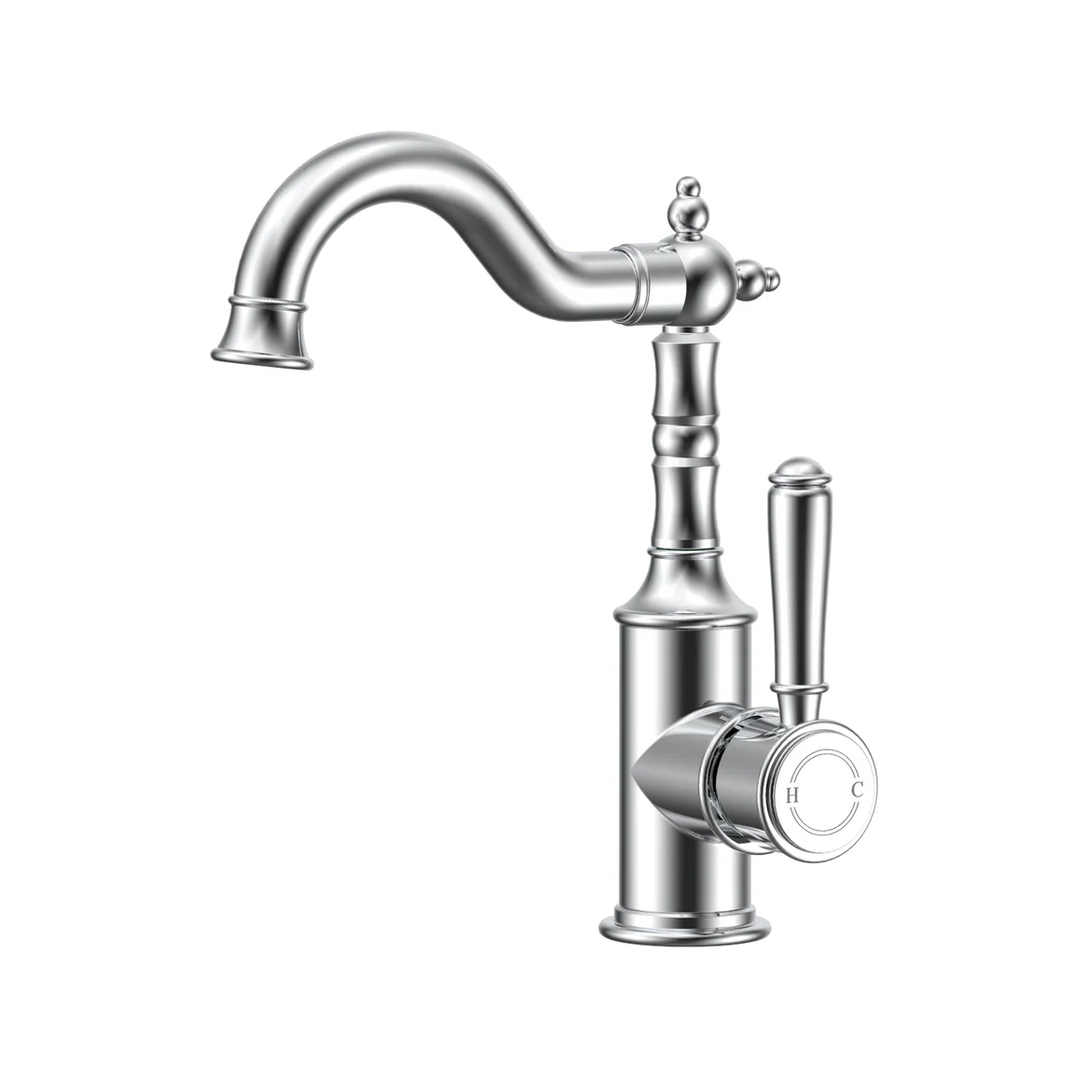 Ikon Clasico Basin Mixer Chrome - Image 2