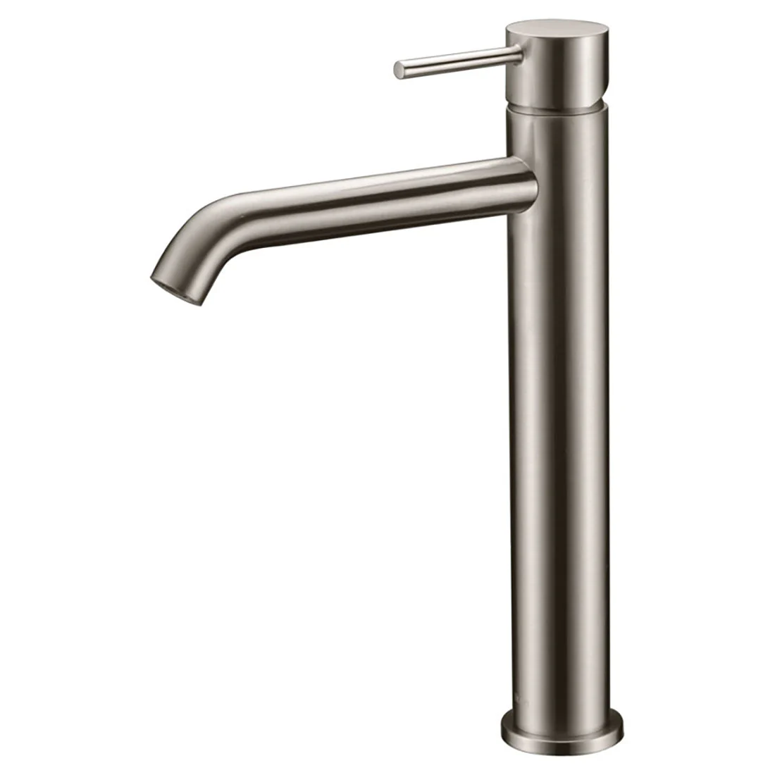 Ikon Hali High Rise Basin Mixer Brushed Nickel - Image 3