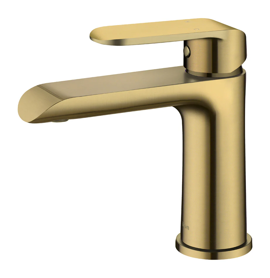 Ikon Kara Basin Mixer Brushed Gold - Image 3