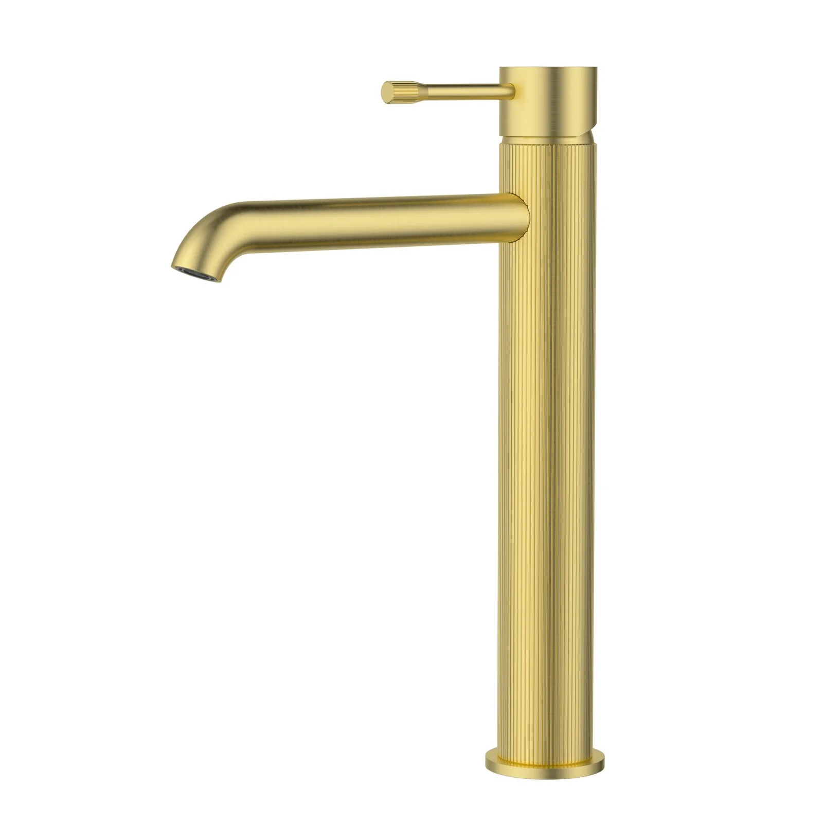 Linie High Rise Basin Mixer Brushed Gold - Image 3